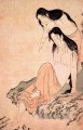 Nacktfrauen und Fisch Kitagawa Utamaro Ukiyo e Bijin ga